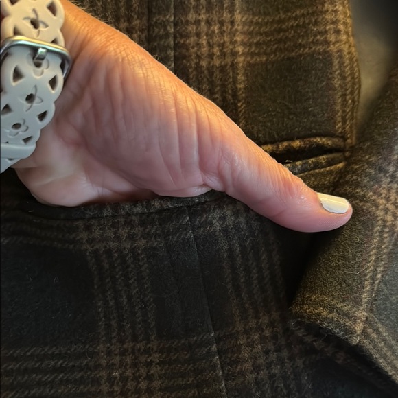 Talbots Green Plaid Women's Blazer Sz 12 - Picture 6 of 7